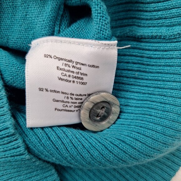 MEC Turquoise Organic Cotton Cardigan - Picture 5 of 7